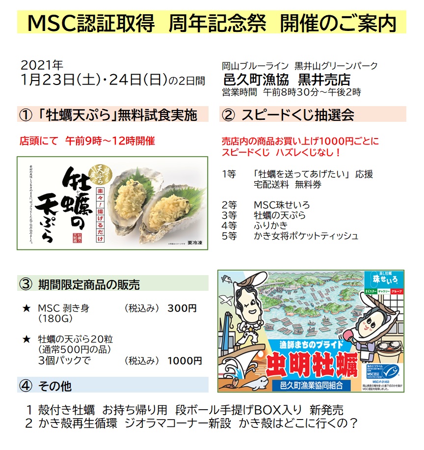 MSC周年記念